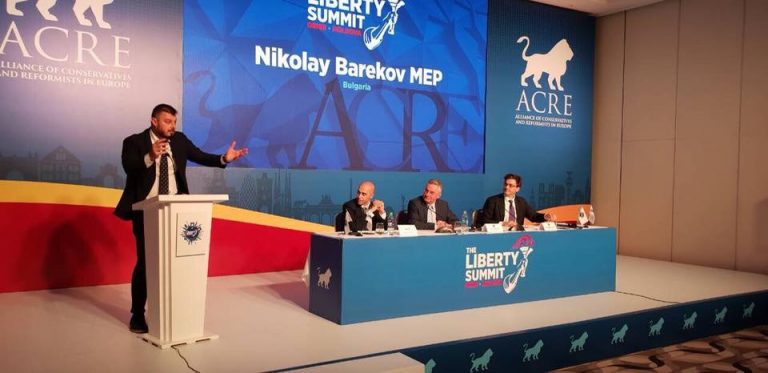 Николай Бареков и Волен Сидеров презентираха новата коалиция пред Алианса на европейските консерватори