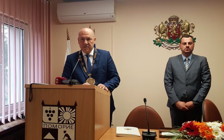 Кметът на Община Поморие Иван Алексиев положи клетва и встъпи в третия си мандат