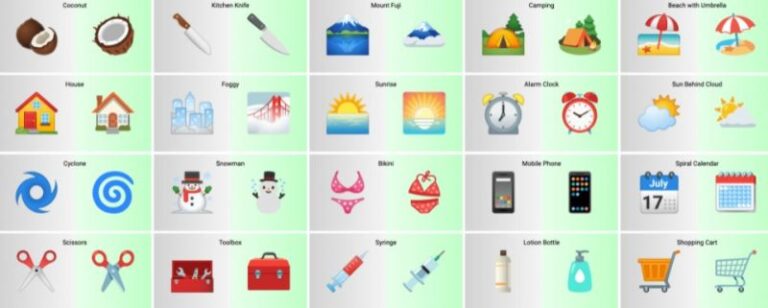Android 12 идва с нови емотикони