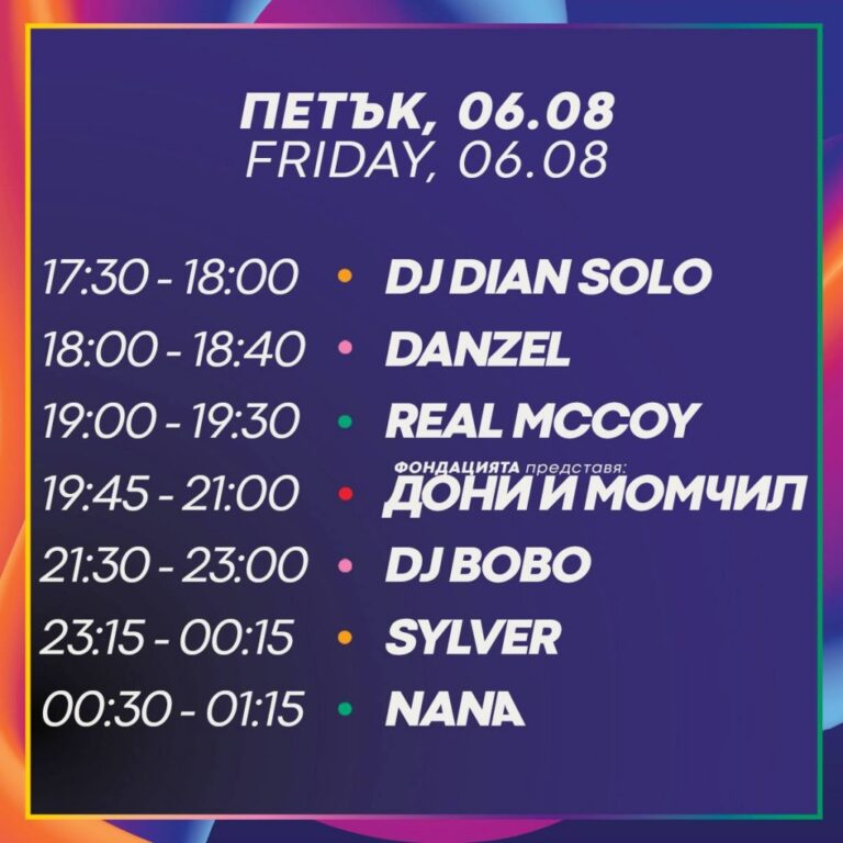 Вижте програмата по часове за SPICE Music Festival 2021