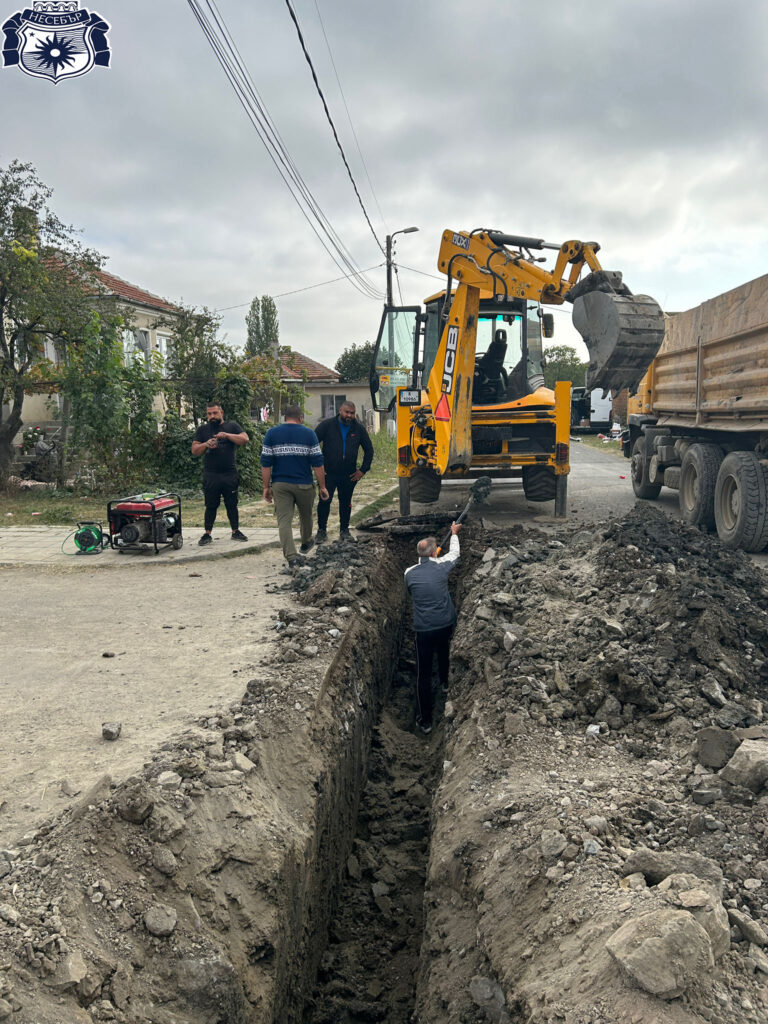 Напредва изпълнението на проектите за подмяна на водопроводната мрежа в две несебърски села