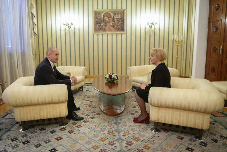 Президентът Румен Радев проведе среща с омбудсмана Диана Ковачева
