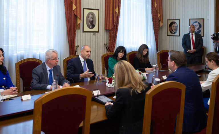 Перспективите пред процеса на разширяване на ЕС обсъдиха президентът Румен Радев и европейският комисар Оливер Вархеи