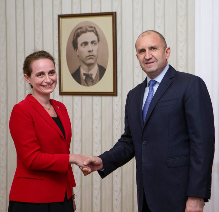 Румен Радев се срещна с Йорданка Чобанова