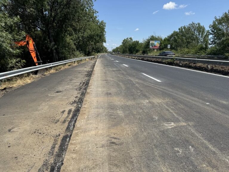 Утре в 7 пускат движението по новоремонтираното платно в посока „Сарафово“ – Бургас /снимки/
