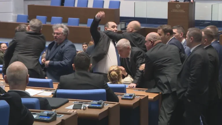 Депутати налетяха на бой в Народното събрание