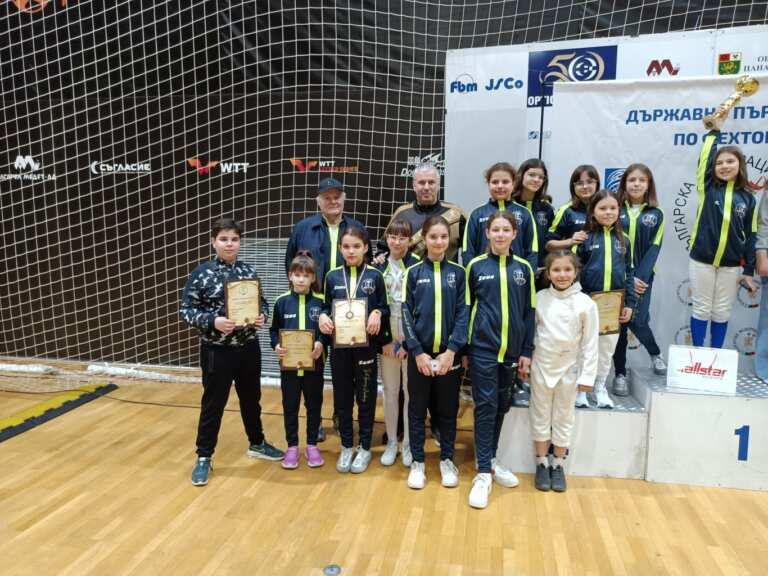 Злато и бронз за бургаските фехтовачи на клуб „Корсар“ от държавното първенство