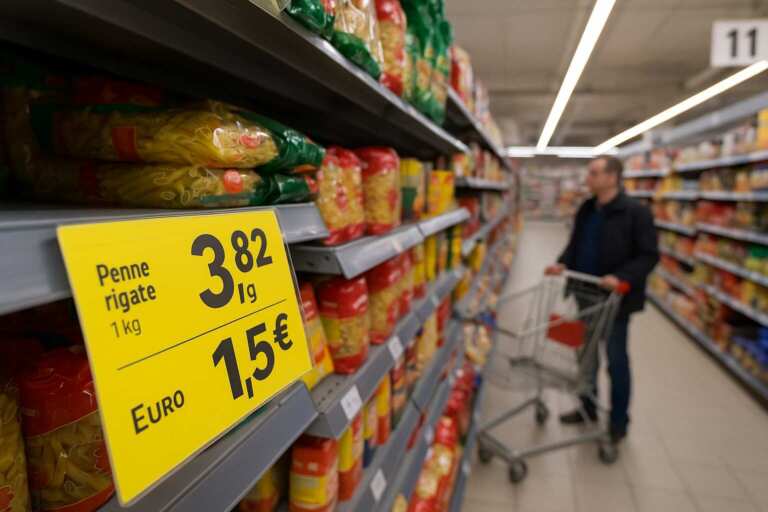 Цените в хипермаркетите вече са и в евро