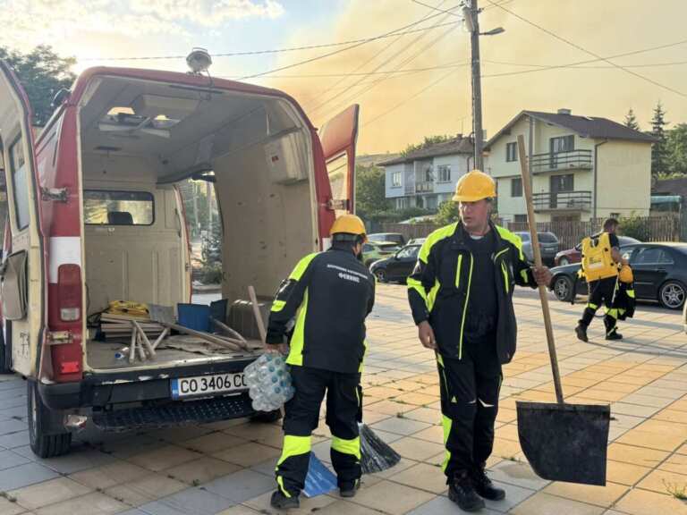 Частично бедствено положение в община Костинброд заради голям пожар