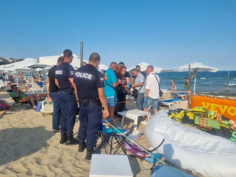 Окръжна прокуратура – Бургас: трима под стража за смъртта на дете, паднало от „воден парашут“