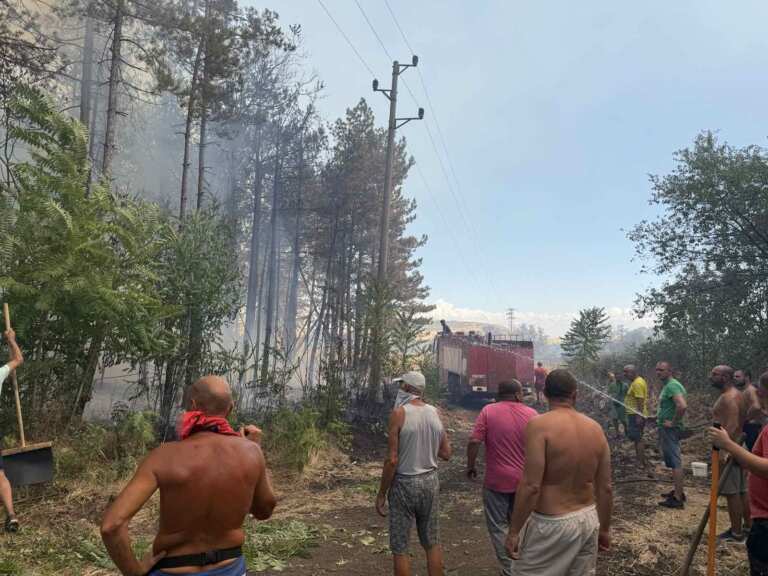 Арест за пожара край Българово, кметът на Бургас благодари за мобилизацията