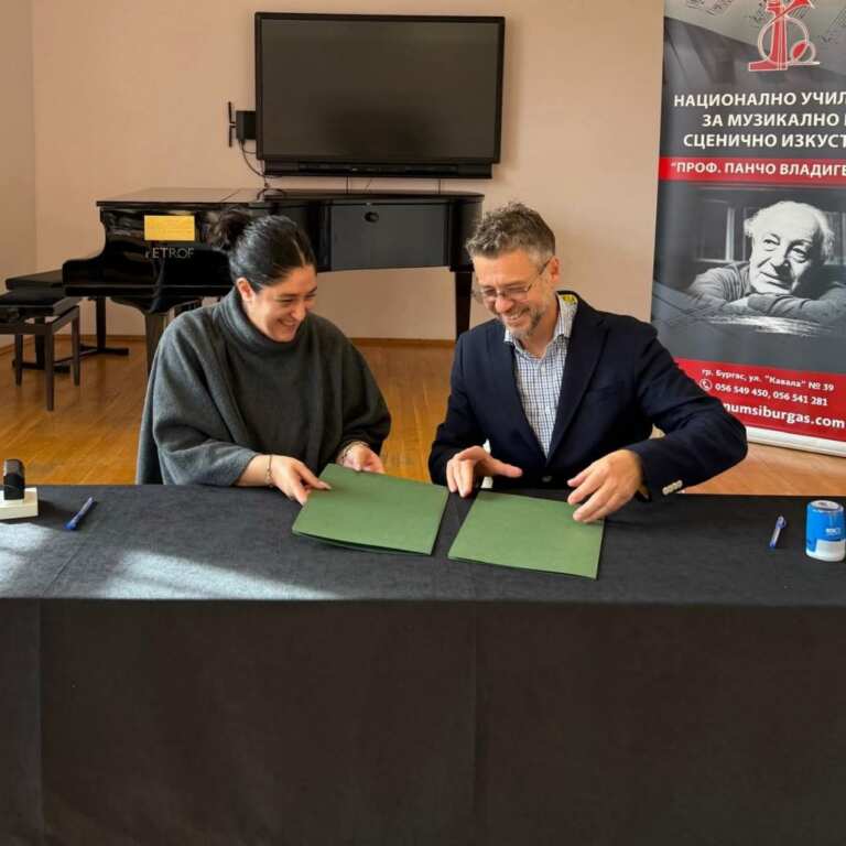 НУМСИ „Проф. Панчо Владигеров“ подписа споразумение за сътрудничество с Международната балетна асоциация „Сара-Нора Прима“