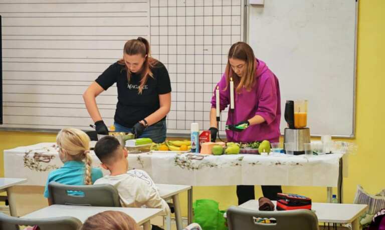В кв. „Сарафово“ се проведе открит урок по здравословно хранене