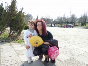Своя балон пусна и малката Доротея, която страда от муковисцидоза